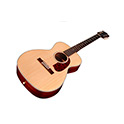 Angled front view of M-40 Standard Natural acoustic guitar thumb