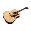 Horizontal angled front view of D-50 Standard Natural acoustic guitar thumb