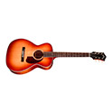 Horizontal side view of M-40 Standard Pacific Sunset Burst acoustic guitar thumb