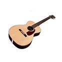 Angled front view of M-50 Standard Natural acoustic guitar thumb