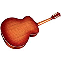 Horizontal angled back view of F-40 Standard Pacific Sunset Burst acoustic guitar thumb