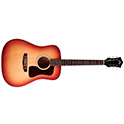 Horizontal front view of D-40 Standard Pacific Sunset Burst acoustic guitar thumb