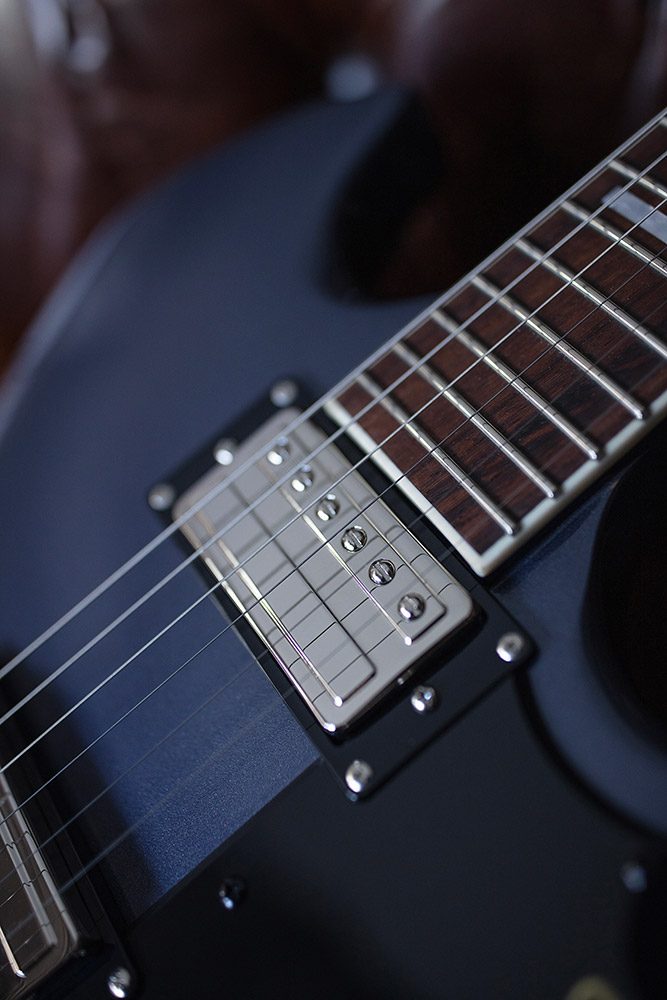 Close-up of Polara Deluxe Canyon Dusk pickup