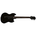 Horizontal side view of Polara Night Edition Tungsten electric guitar thumb