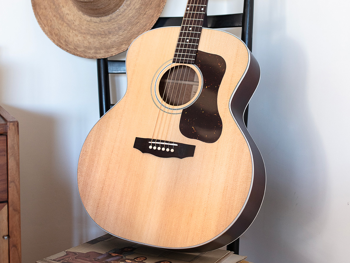 F-40 Standard Natural sitting on chair highlighting jumbo body shape