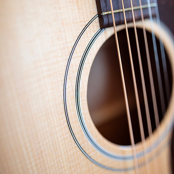 Close up of D-40 Standard Natural soundhole thumbnail