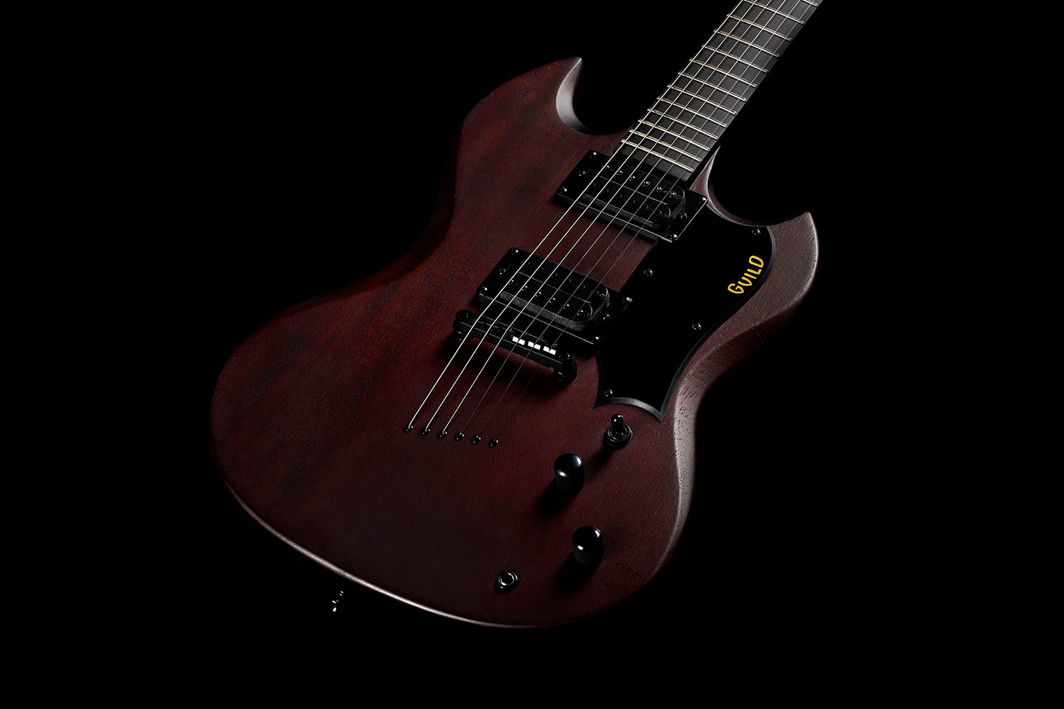 View of Polara Limited Night Edition Vintage Walnut body