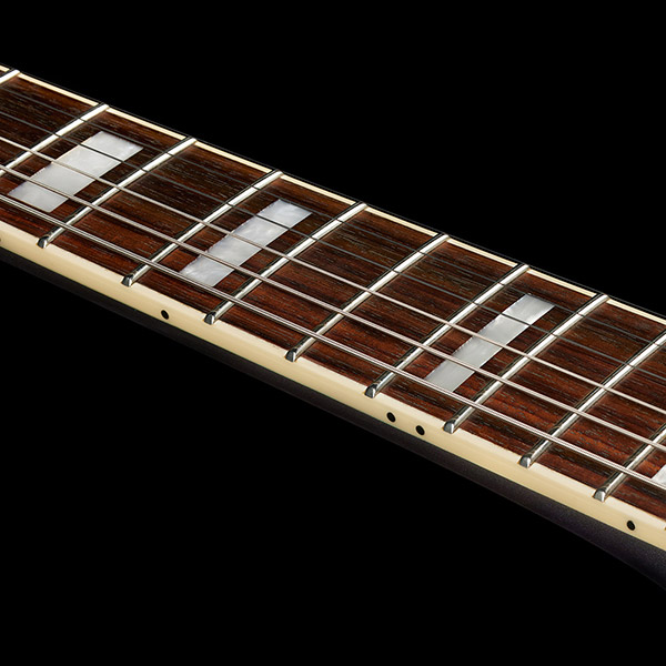 Close-up of Polara Deluxe Kingswood Green neck thumb