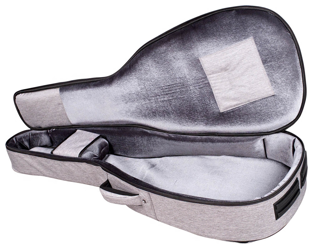 Premium Acoustic Gig Bag open to show inside