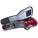 Premium Electric Gig Bag opened to show inside with guitar placed thumbnail