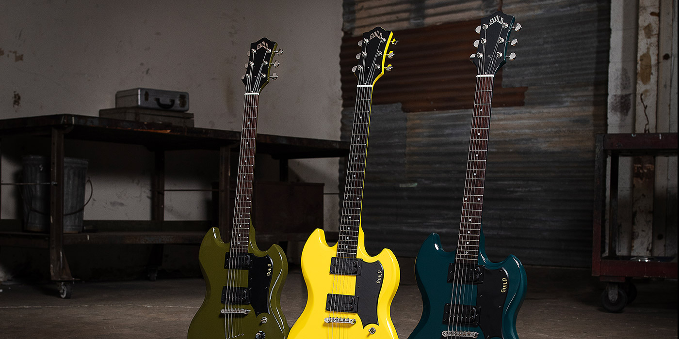 Polara Phantom Green, Voltage Yellow, Blue Steel showcased in a warehouse