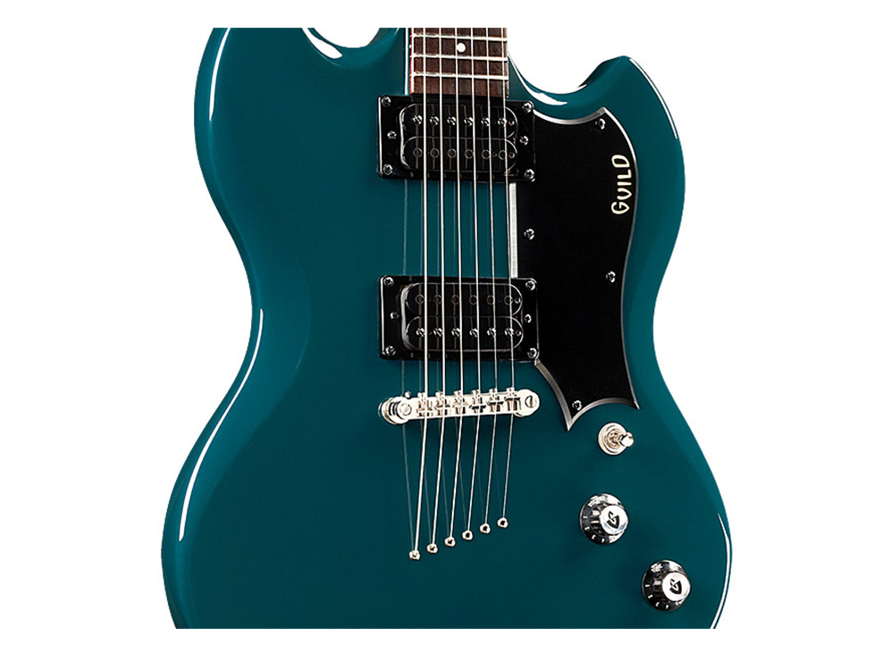 Close up front body view of Polara Blue Steel