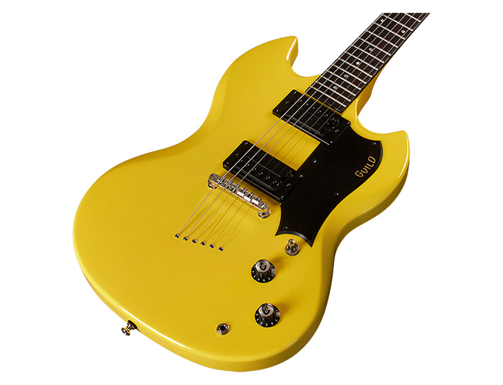 Close up front angle view of Polara Voltage Yellow