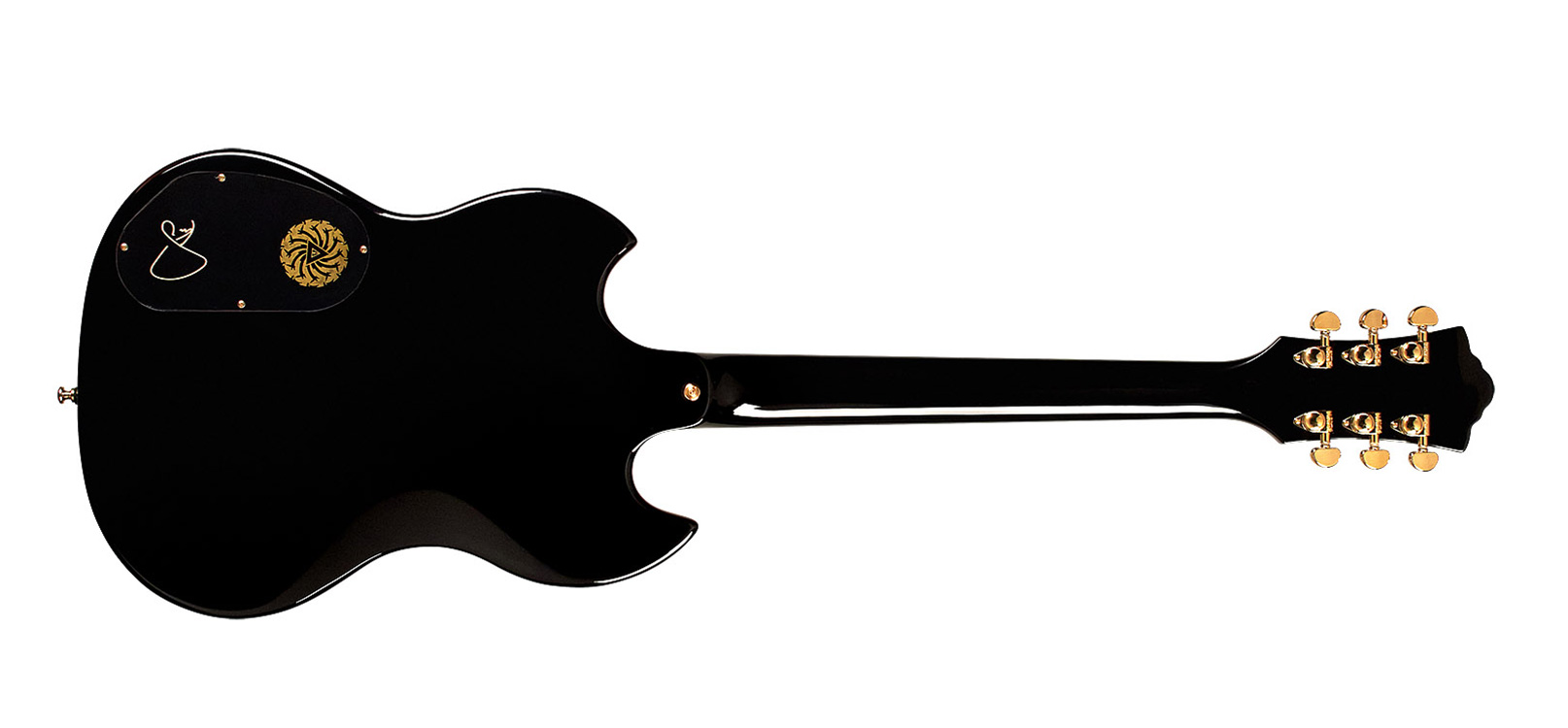 Horizontal back view of Polara Kim Thayil Black