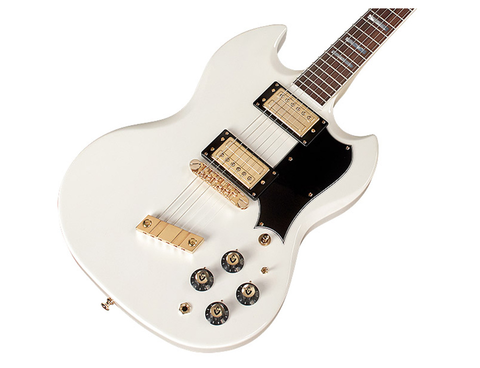 Close up front angle view of USA Artist Edition S-100 Polara Kim Thayil