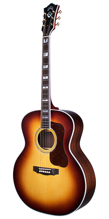 Vertical front view of F-55E Antique Burst