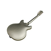 Angled back view of Starfire Deluxe DC GVT Vintage Sterling guitar