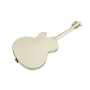 Angled back view of Starfire Deluxe SC GVT Vintage White  guitar