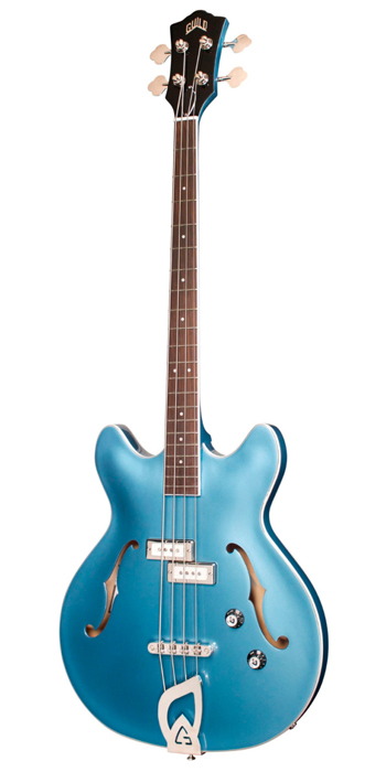 Vertical front view of Starfire I Bass Pelham Blue