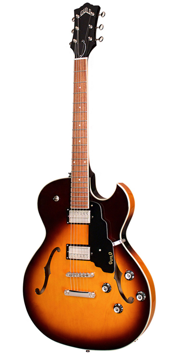 Vertical front view of Starfire I SC Antique Burst