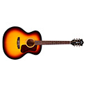Horizontal front view of F-40 Vintage Sunburst acoustic guitar