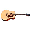 Horizontal front angle view of F-40 Natural acoustic guitar