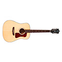 Horizontal front view of D-40 Natural acoustic guitar 