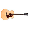 Horizontal front view of F-40 Natural acoustic guitar