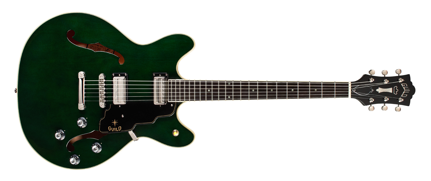 Emerald　Starfire　IV　in　Guitar，　G-　Body　ST　Semi-Hollow　Guitars　Guild　Electric
