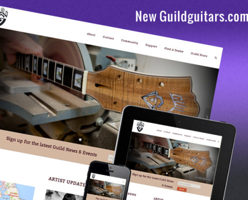 Le nouveau GuildGuitars.com !