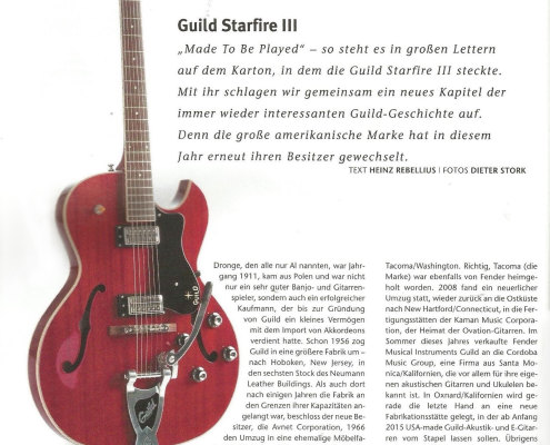 Gitarre & Bass Starfire III Review