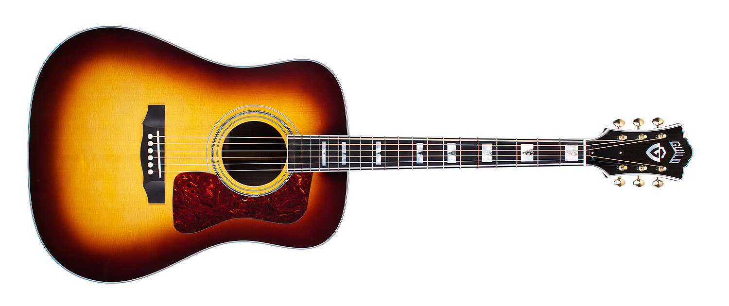 D-55 Antique Sunburst (Discontinued) | Guild Guitars