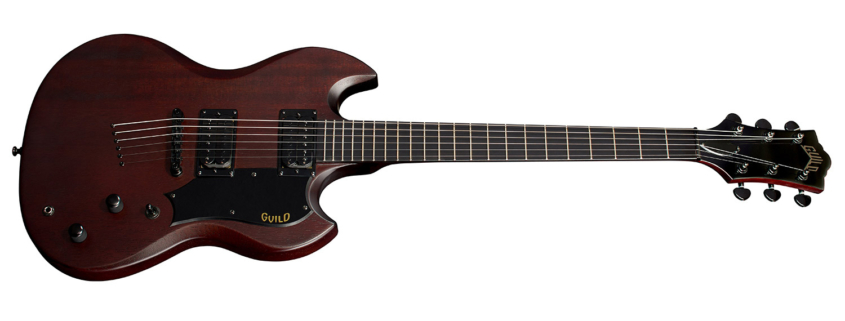 Horizontal front view of Polara Limited NIght Edition Vintage Walnut